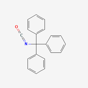 molecular formula C20H15NO B8793445 Isocyanic acid, trityl ester CAS No. 4737-21-7