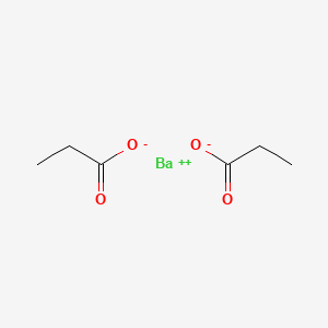 molecular formula C6H10BaO4 B8793472 Barium propionate CAS No. 5908-77-0