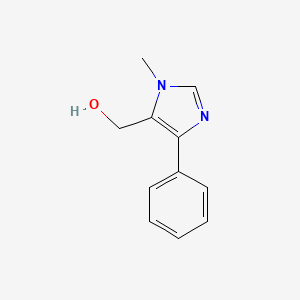molecular formula C11H12N2O B8793585 (1-Methyl-4-phenyl-1H-imidazol-5-YL)methanol 