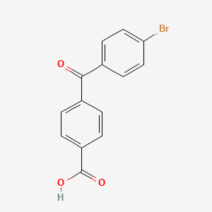 molecular formula C14H9BrO3 B8793593 4-(4-bromobenzoyl)benzoic Acid 