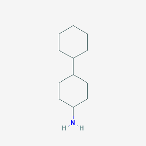 molecular formula C12H23N B8793600 [Bicyclohexyl]-4-amine CAS No. 6623-10-5
