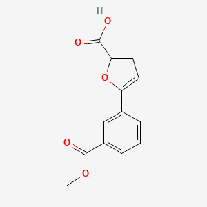 molecular formula C13H10O5 B8793698 5-(3-Methoxycarbonylphenyl)-furan-2-carboxylic acid CAS No. 874999-81-2