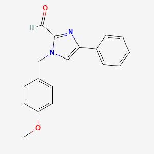 B8793761 1-(4-Methoxybenzyl)-2-formyl-4-phenylimidazole CAS No. 660432-34-8
