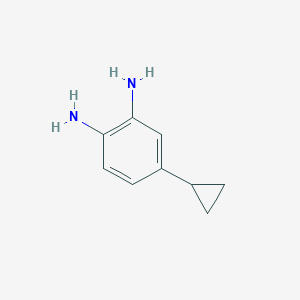 molecular formula C9H12N2 B8793763 4-Cyclopropylbenzene-1,2-diamine 