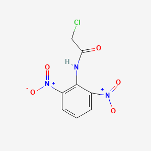 molecular formula C8H6ClN3O5 B8793871 2-chloro-N-(2,6-dinitrophenyl)acetamide CAS No. 32494-80-7