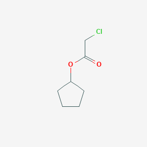 molecular formula C7H11ClO2 B8793952 Cyclopentyl 2-chloroacetate CAS No. 6282-56-0