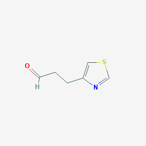 molecular formula C6H7NOS B8794013 4-Thiazolepropanal CAS No. 878001-07-1