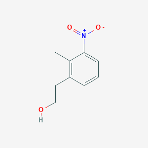 molecular formula C9H11NO3 B8794034 2-(2-Methyl-3-nitrophenyl)ethanol 