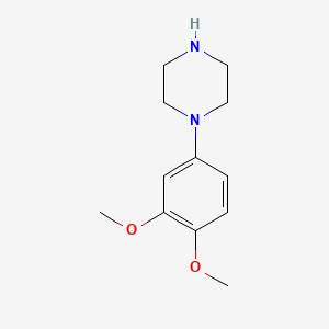 molecular formula C12H18N2O2 B8794096 1-(3,4-Dimethoxyphenyl)piperazine CAS No. 16015-73-9