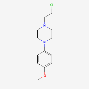 molecular formula C13H19ClN2O B8794193 1-(2-Chloroethyl)-4-(4-methoxyphenyl)piperazine 