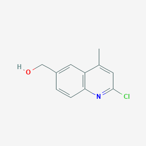 molecular formula C11H10ClNO B8794252 (2-Chloro-4-methylquinolin-6-yl)methanol 