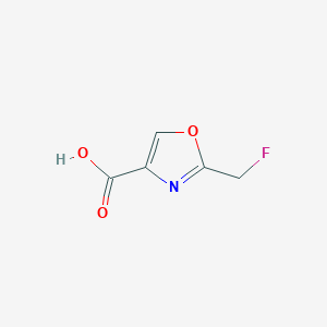 molecular formula C5H4FNO3 B8794263 2-(Fluoromethyl)oxazole-4-carboxylic acid 
