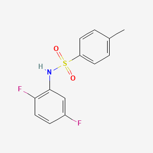 molecular formula C13H11F2NO2S B8794300 N-(2,5-difluorophenyl)-4-methylbenzenesulfonamide 