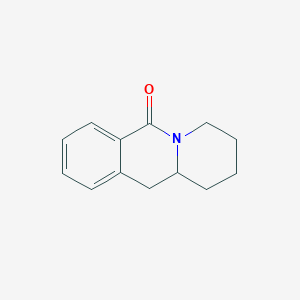 molecular formula C13H15NO B8794345 6H-Benzo[b]quinolizin-6-one, 1,2,3,4,11,11a-hexahydro- CAS No. 90329-77-4
