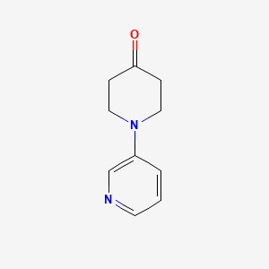 molecular formula C10H12N2O B8794401 1-(Pyridin-3-yl)piperidin-4-one 