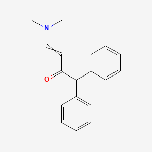 molecular formula C18H19NO B8794527 4-(Dimethylamino)-1,1-diphenylbut-3-en-2-one 