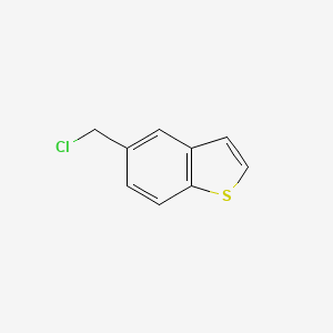 molecular formula C9H7ClS B8794608 5-(Chloromethyl)benzo[b]thiophene CAS No. 20532-35-8