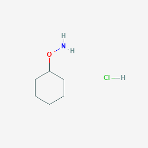 molecular formula C6H14ClNO B8794610 O-cyclohexylhydroxylamine hydrochloride 