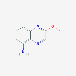 molecular formula C9H9N3O B8794624 2-Methoxyquinoxalin-5-amine 