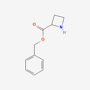 molecular formula C11H13NO2 B8794625 Benzyl azetidine-2-carboxylate 