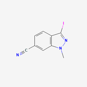 3-Iodo-1-methyl-1H-indazole-6-carbonitrile