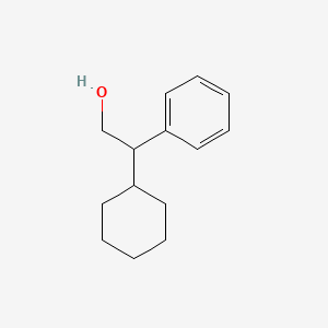 molecular formula C14H20O B8794712 2-Cyclohexyl-2-phenylethanol CAS No. 4442-83-5
