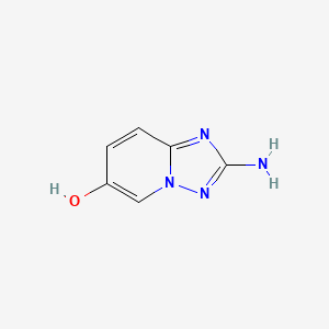 molecular formula C6H6N4O B8794721 2-Amino-[1,2,4]triazolo[1,5-a]pyridin-6-ol CAS No. 1092443-03-2