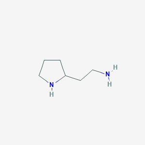 molecular formula C6H14N2 B8794747 2-(Pyrrolidin-2-yl)ethanamine CAS No. 133710-77-7