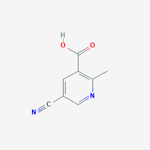 molecular formula C8H6N2O2 B8794776 5-Cyano-2-methylnicotinic acid CAS No. 1256789-77-1
