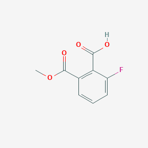 molecular formula C9H7FO4 B8794815 2-Fluoro-6-(methoxycarbonyl)benzoic acid 