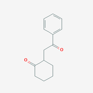 B8794839 2-(2-Oxo-2-phenylethyl)cyclohexanone CAS No. 33553-23-0