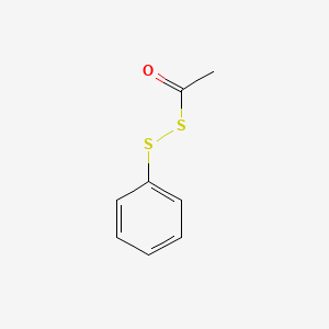 molecular formula C8H8OS2 B8794842 Acetylphenyl persulfide 