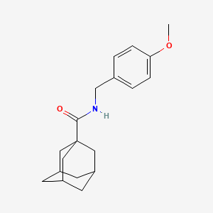 molecular formula C19H25NO2 B8794868 N-(4-Methoxybenzyl)-1-adamantanecarboxamide 