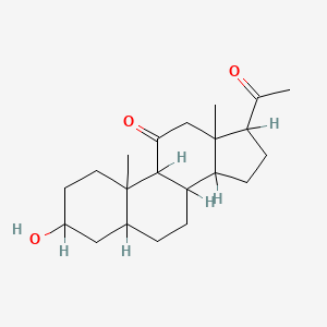 molecular formula C21H32O3 B8794869 3alpha-Hydroxy-5alpha-pregnane-11,20-dione 