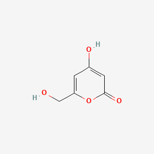 molecular formula C6H6O4 B8794926 2-Hydroxy-6-(hydroxymethyl)-4h-pyran-4-one CAS No. 6328-86-5