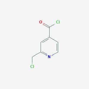 molecular formula C7H5Cl2NO B8794965 2-(Chloromethyl)pyridine-4-carbonyl chloride CAS No. 535924-25-5