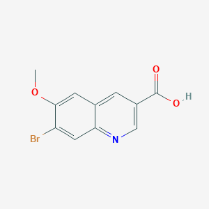 7-Bromo-6-methoxyquinoline-3-carboxylic acid