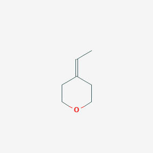 molecular formula C7H12O B8795069 4-Ethylidenetetrahydro-2h-pyran 