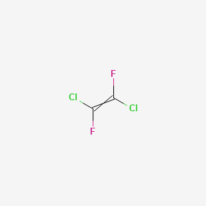 molecular formula C2Cl2F2 B8795073 1,2-Dichloro-1,2-difluoroethene 