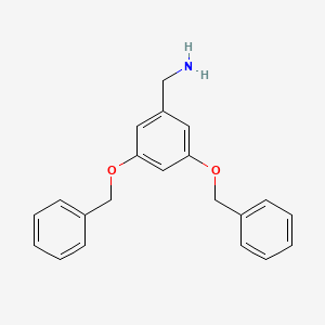 molecular formula C21H21NO2 B8795127 1-[3,5-Bis(benzyloxy)phenyl]methanamine CAS No. 205176-41-6
