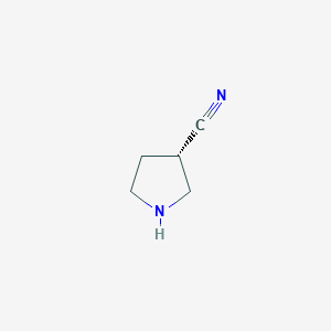 molecular formula C5H8N2 B8795181 (S)-pyrrolidine-3-carbonitrile 