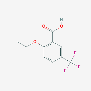 molecular formula C10H9F3O3 B8795246 2-Ethoxy-5-(trifluoromethyl)benzoic acid CAS No. 472809-65-7
