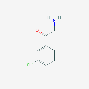 molecular formula C8H8ClNO B8795495 2-Amino-1-(3-chlorophenyl)ethanone 