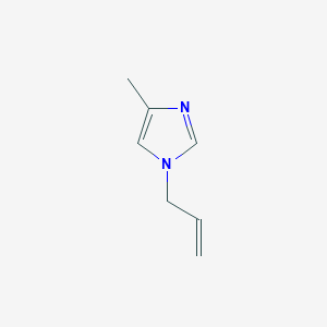 molecular formula C7H10N2 B8795528 4-Methyl-1-(prop-2-en-1-yl)-1h-imidazole CAS No. 6307-15-9