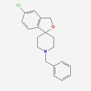 molecular formula C19H20ClNO B8795755 1'-Benzyl-5-chloro-3H-spiro[isobenzofuran-1,4'-piperidine] CAS No. 644969-38-0