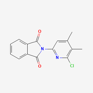 molecular formula C15H11ClN2O2 B8795812 1H-Isoindole-1,3(2H)-dione, 2-(6-chloro-4,5-dimethyl-2-pyridinyl)- 