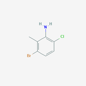 molecular formula C7H7BrClN B8795866 3-Bromo-6-chloro-2-methylaniline 