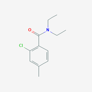 molecular formula C12H16ClNO B8795917 2-chloro-N,N-diethyl-4-methylbenzamide 