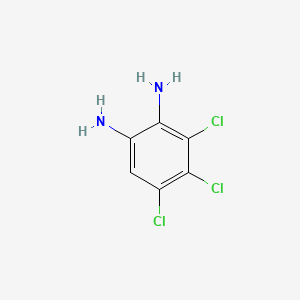 molecular formula C6H5Cl3N2 B8795971 3,4,5-Trichlorobenzene-1,2-diamine CAS No. 30064-28-9