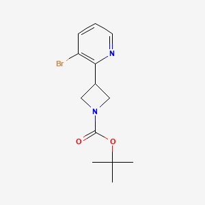 Tert-butyl 3-(3-bromopyridin-2-yl)azetidine-1-carboxylate